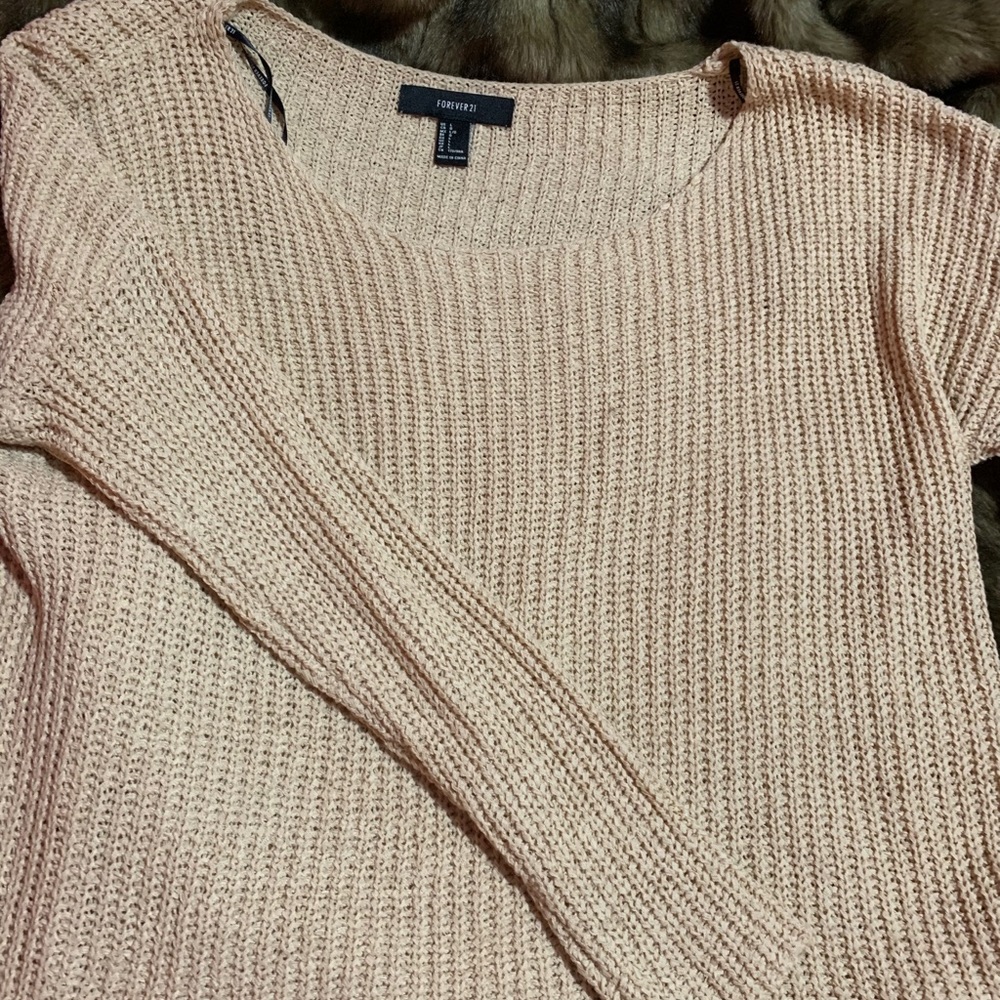 Knit style sweater